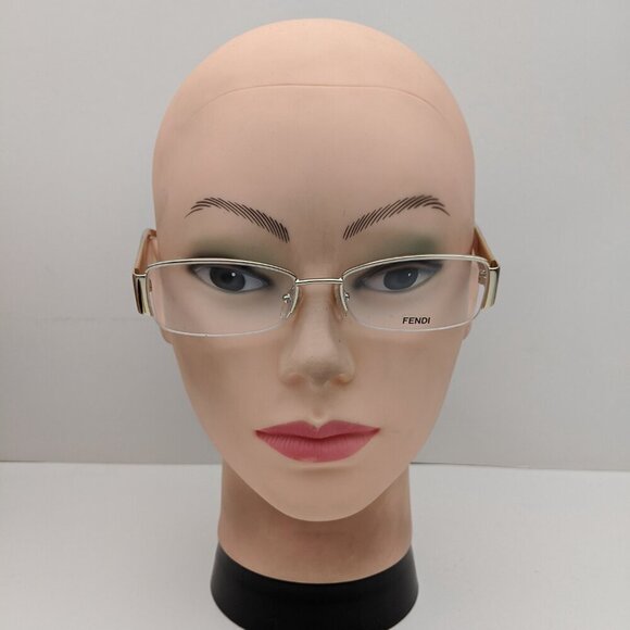 ?️Made in Italy! Fendi F984 Pale Gold Eyeglasses 53/17 130 | EUT439?️ main image 8